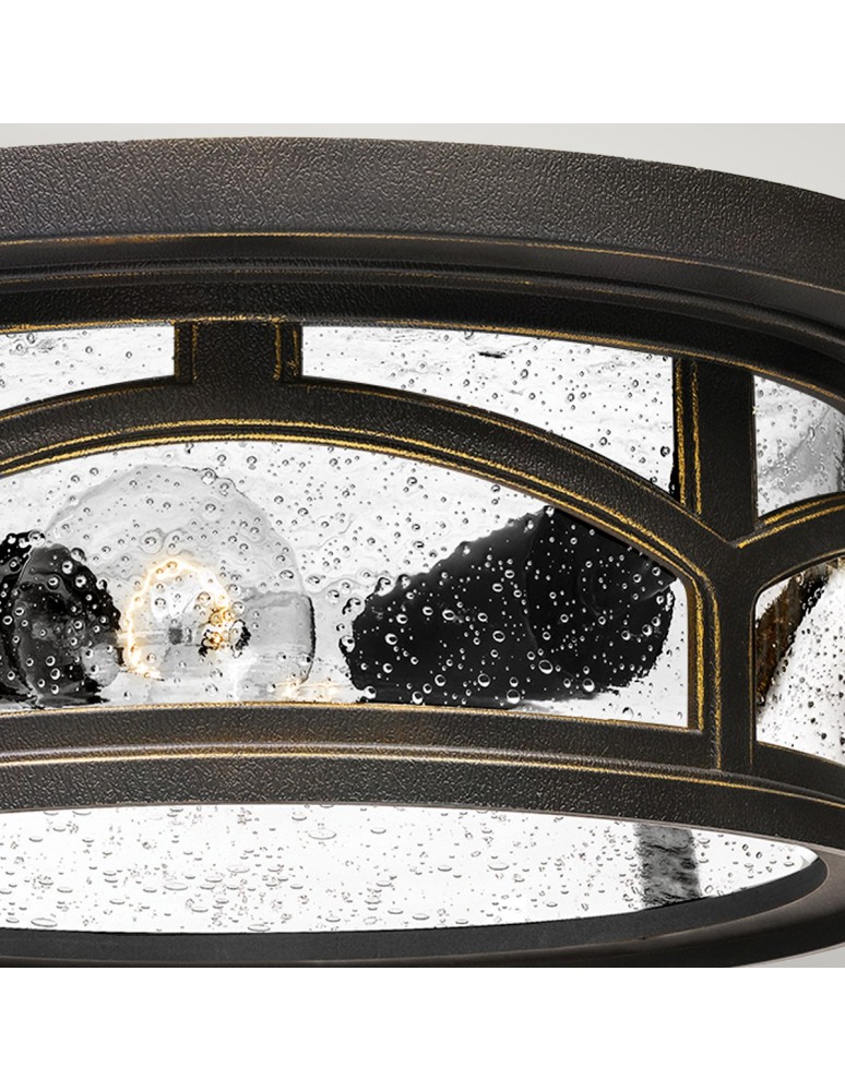 Outdoor ceiling lamps - Elstead MARBLEHEAD Plafond E27 2x40W IP44 Brown QZ-MARBLEHEAD-F. - product kolory-swiatla.pl 3