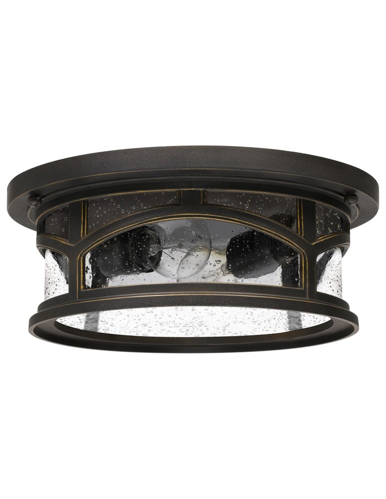 Outdoor ceiling lamps - Elstead MARBLEHEAD Plafond E27 2x40W IP44 Brown QZ-MARBLEHEAD-F. - product kolory-swiatla.pl 4