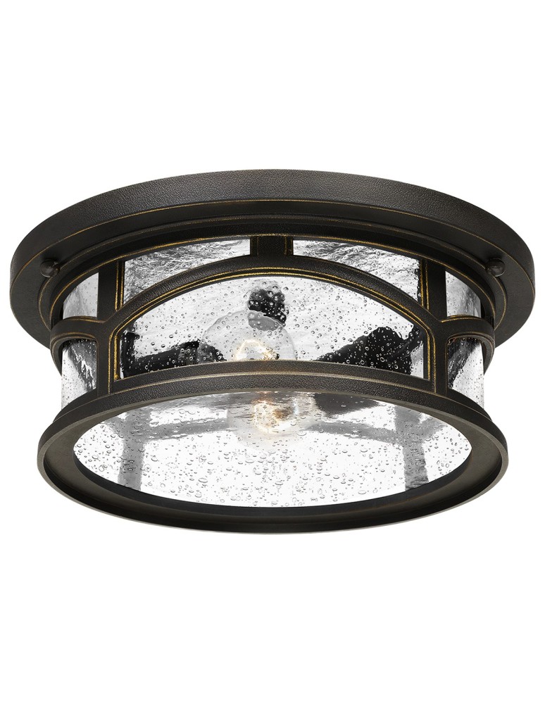 Outdoor ceiling lamps - Elstead MARBLEHEAD Plafond E27 2x40W IP44 Brown QZ-MARBLEHEAD-F. - product kolory-swiatla.pl 5