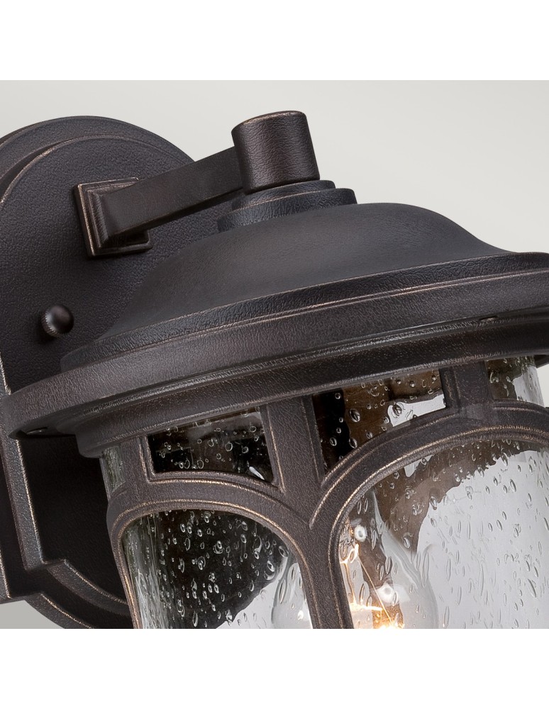 Outdoor wall lamps - Elstead MARBLEHEAD Wall lamp E27 1x75W IP44 Brown QZ-MARBLEHEAD2-M - product kolory-swiatla.pl 3