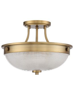 Elstead MANTLE Pendant E27 2x60W Brass QZ-MANTLE-SF-WS - product 2