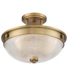 Retro ceiling lamps - Elstead MANTLE Pendant E27 2x60W Brass QZ-MANTLE-SF-WS - product 3