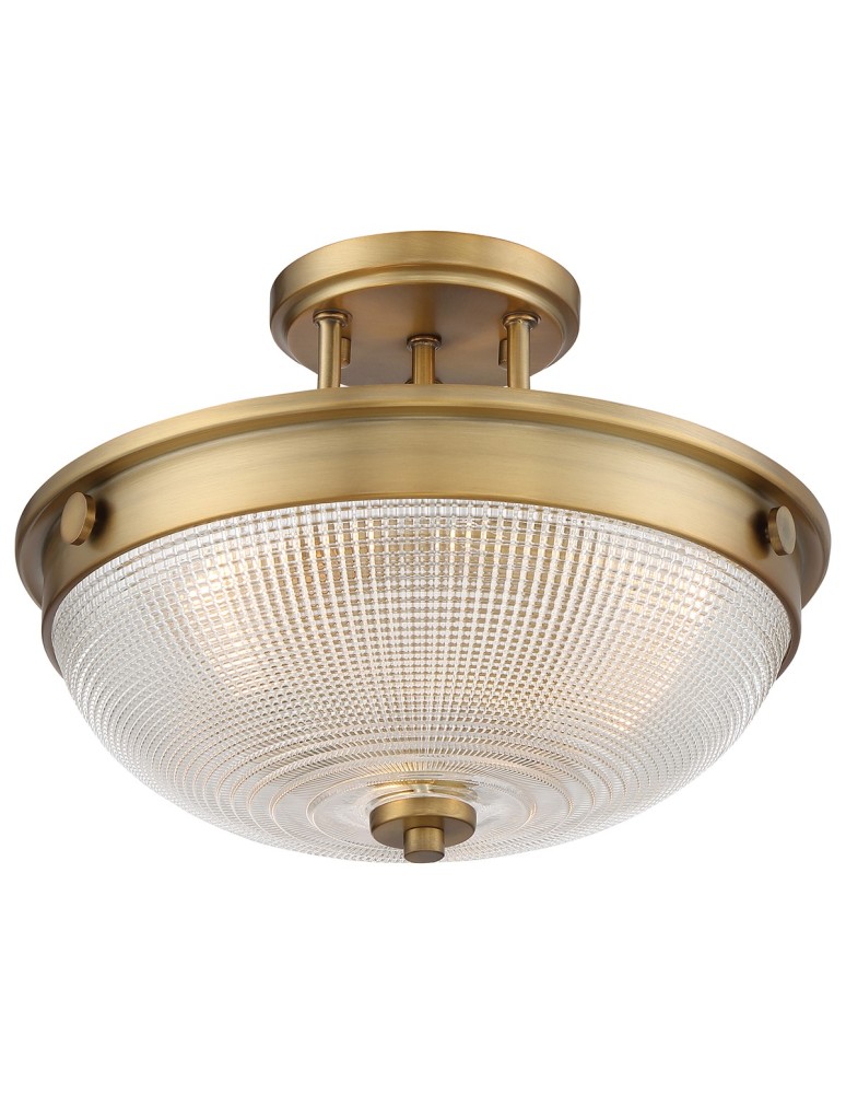Retro ceiling lamps - Elstead MANTLE Pendant E27 2x60W Brass QZ-MANTLE-SF-WS - product kolory-swiatla.pl 3