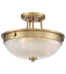 Retro ceiling lamps - Elstead MANTLE Pendant E27 2x60W Brass QZ-MANTLE-SF-WS - product 4