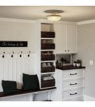 Retro ceiling lamps - Elstead MANTLE Pendant E27 2x60W Brass QZ-MANTLE-SF-WS - product 7