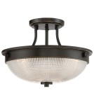 Retro ceiling lamps - Elstead MANTLE Pendant E27 2x60W Brown QZ-MANTLE-SF-PN - product 1