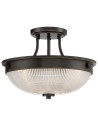 Elstead MANTLE Pendant E27 2x60W Brown QZ-MANTLE-SF-PN