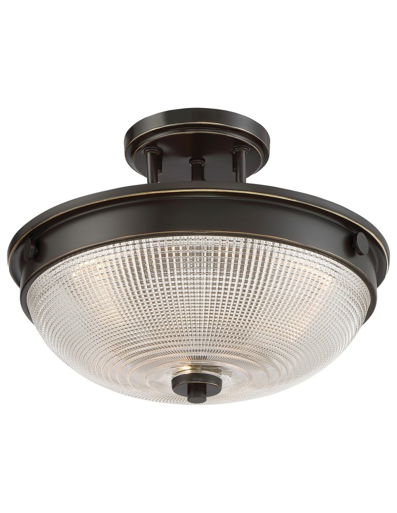 Retro ceiling lamps - Elstead MANTLE Pendant E27 2x60W Brown QZ-MANTLE-SF-PN - product kolory-swiatla.pl 3