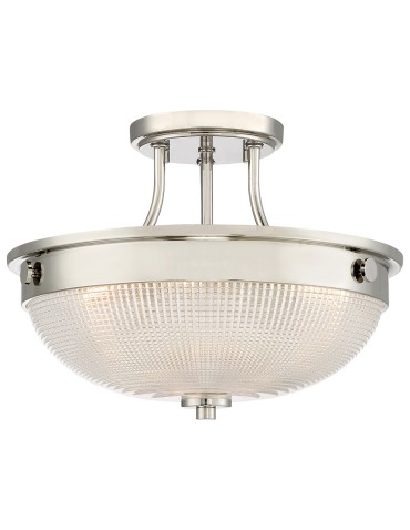 Elstead MANTLE Pendant E27 2x60W Nickel QZ-MANTLE-SF-IS