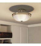 Ceiling lamps - Elstead MANTLE Pendant E27 2x60W Nickel QZ-MANTLE-SF-IS - product 6