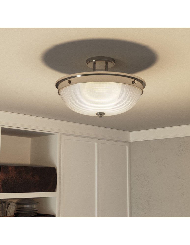 Ceiling lamps - Elstead MANTLE Pendant E27 2x60W Nickel QZ-MANTLE-SF-IS - product kolory-swiatla.pl 6