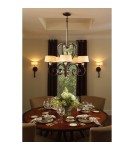 Chandeliers - Elstead MADISON MANOR Chandelier G9 5x3W Brown QZ-MADISON-MANOR5-WT - product 2