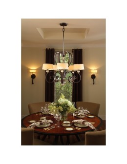 Elstead MADISON MANOR Żyrandol G9 5x3W Brązowy QZ-MADISON-MANOR5-WT - produkt 2