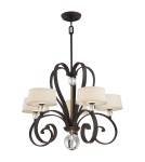 Chandeliers - Elstead MADISON MANOR Chandelier G9 5x3W Brown QZ-MADISON-MANOR5-WT - product 3