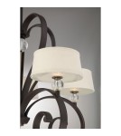 Chandeliers - Elstead MADISON MANOR Chandelier G9 5x3W Brown QZ-MADISON-MANOR5-WT - product 5