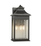 Outdoor wall lamps - Elstead LIVINGSTON Wall lamp E14 3x40W IP44 Brown QZ-LIVINGSTON2-L - product 1