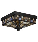 Outdoor ceiling lamps - Elstead INGLENOOK OUTDOOR Plafond Outdoor E27 2x60W IP44 Brown QZ-INGLENOOK-F - product 2
