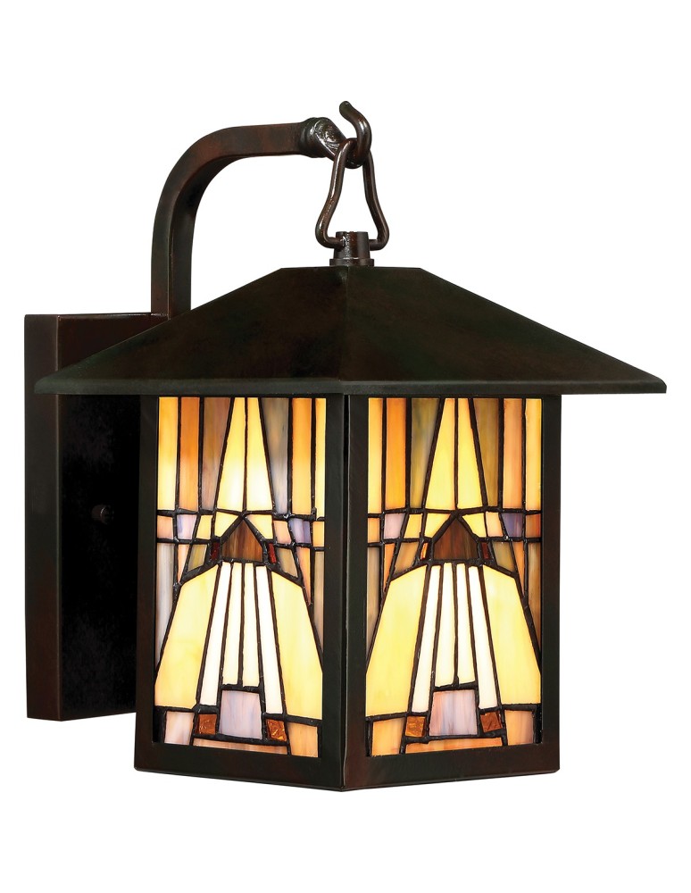 Outdoor wall lamps - Elstead INGLENOOK OUTDOOR Outdoor wall lamp E27 1x60W IP44 Brown QZ-INGLENOOK2-S - product kolory-swiatla.pl 1