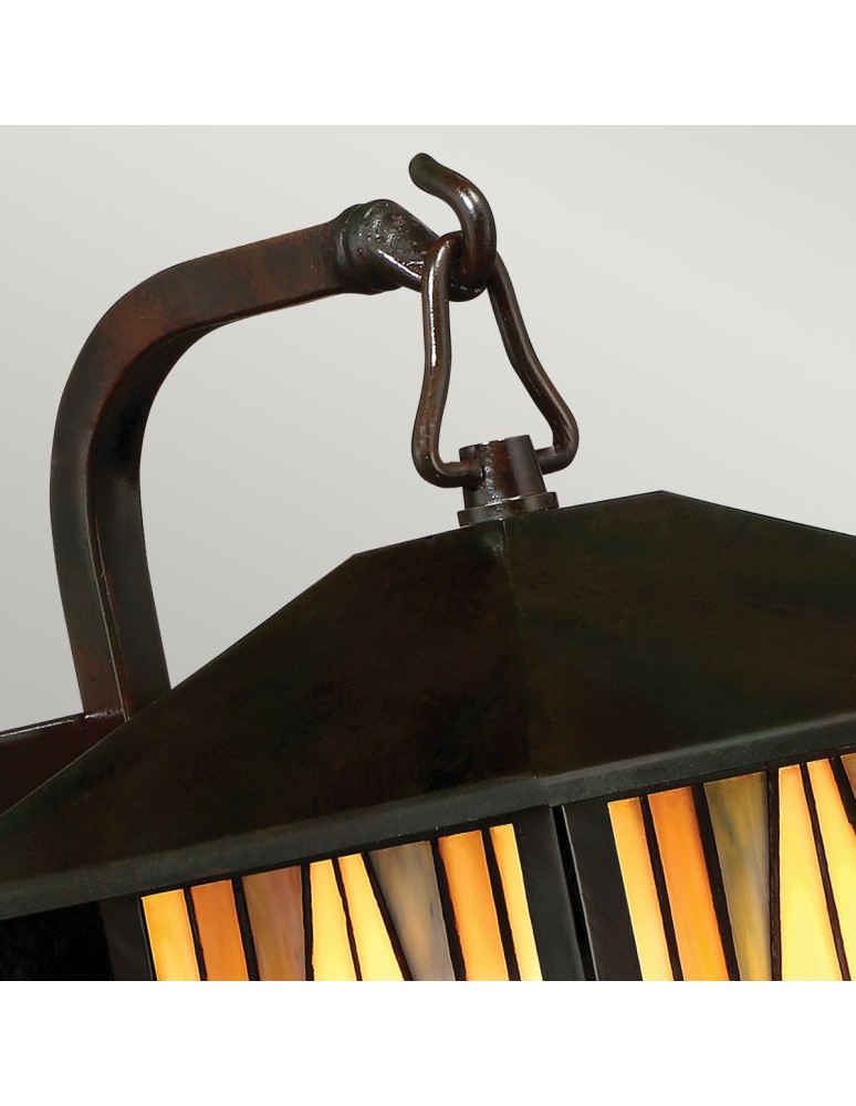 Outdoor wall lamps - Elstead INGLENOOK OUTDOOR Outdoor wall lamp E27 1x60W IP44 Brown QZ-INGLENOOK2-S - product kolory-swiatla.pl 2
