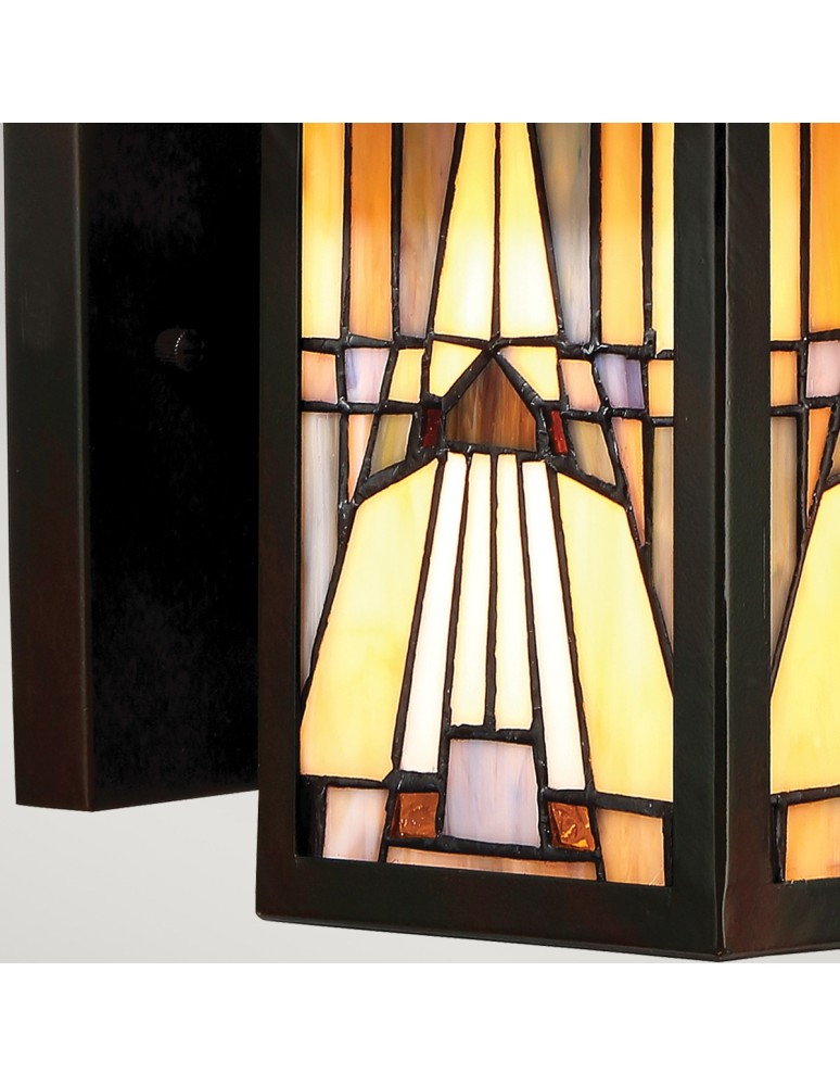 Outdoor wall lamps - Elstead INGLENOOK OUTDOOR Outdoor wall lamp E27 1x60W IP44 Brown QZ-INGLENOOK2-S - product kolory-swiatla.pl 3