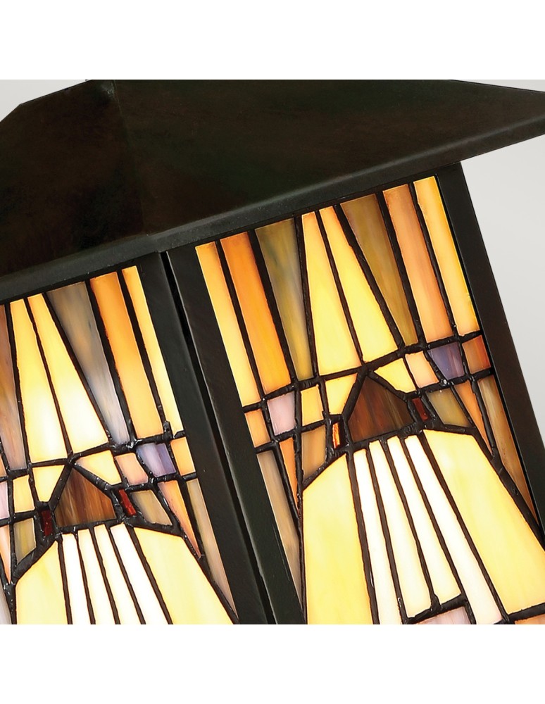Outdoor wall lamps - Elstead INGLENOOK OUTDOOR Outdoor wall lamp E27 1x60W IP44 Brown QZ-INGLENOOK2-S - product kolory-swiatla.pl 4