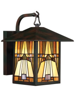 Elstead INGLENOOK OUTDOOR Outdoor wall lamp E27 1x60W IP44 Brown QZ-INGLENOOK2-M