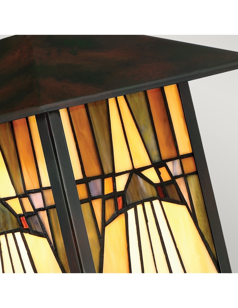 Outdoor wall lamps - Elstead INGLENOOK OUTDOOR Outdoor wall lamp E27 1x60W IP44 Brown QZ-INGLENOOK2-M - product kolory-swiatla.pl 4