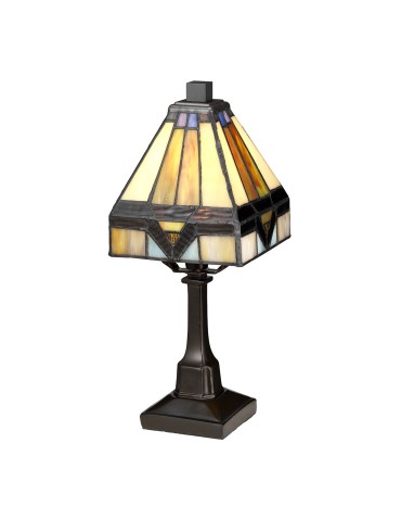 Elstead HOLMES Table Lamp E14 1x25W Brown QZ-HOLMES-TL.