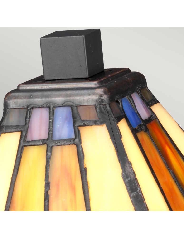 Classic table lamps - Elstead HOLMES Table Lamp E14 1x25W Brown QZ-HOLMES-TL. - product kolory-swiatla.pl 3