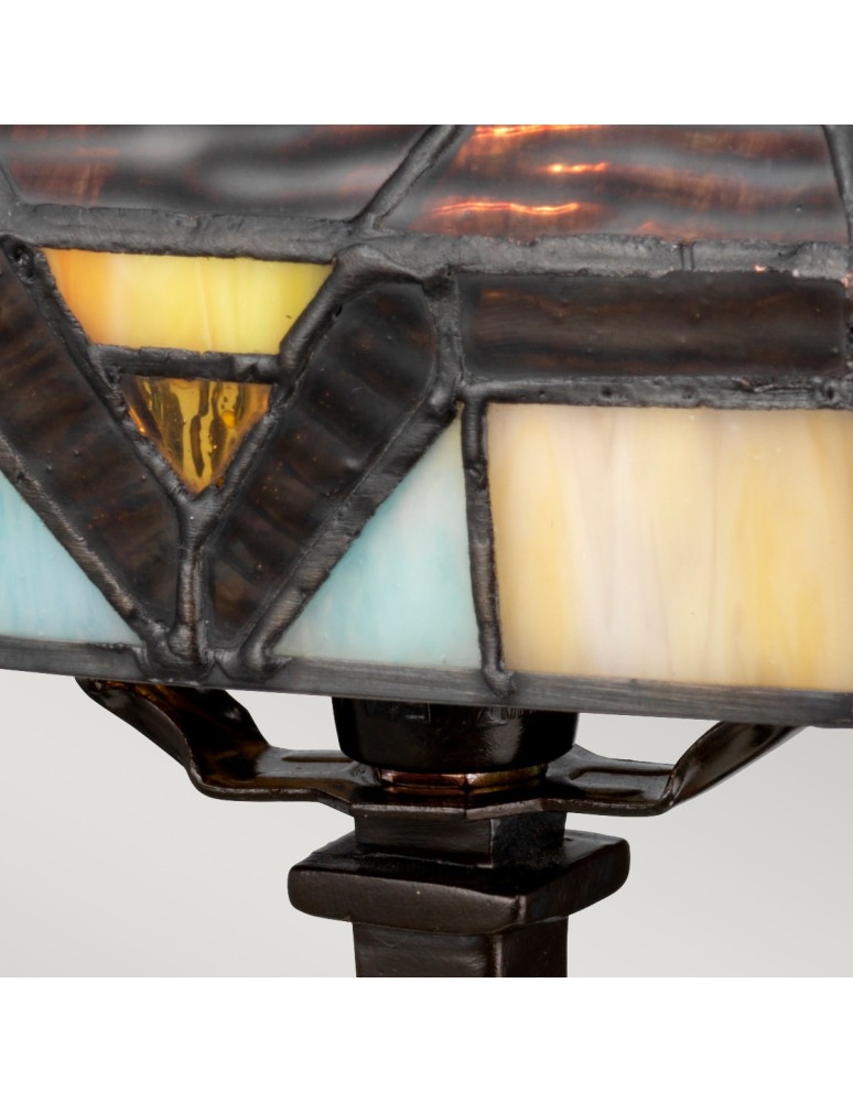Classic table lamps - Elstead HOLMES Table Lamp E14 1x25W Brown QZ-HOLMES-TL. - product kolory-swiatla.pl 4