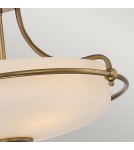 Retro ceiling lamps - Elstead GRIFFIN Pendant E27 3x100W Brass QZ-GRIFFIN-SFS-WS - product 3
