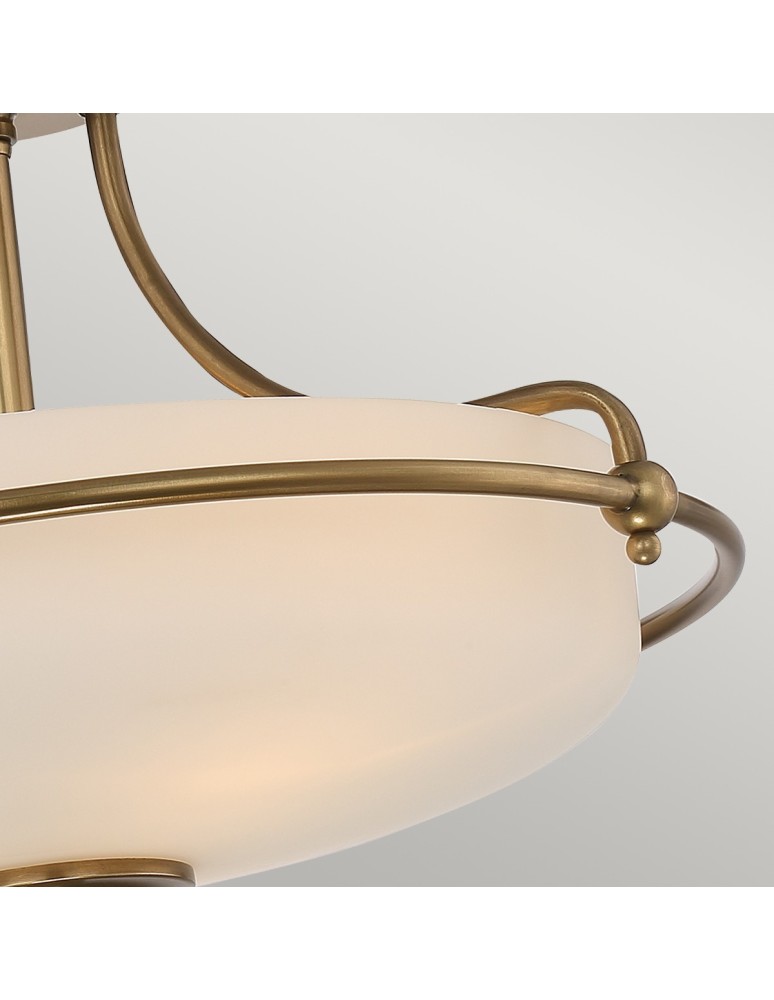 Retro ceiling lamps - Elstead GRIFFIN Pendant E27 3x100W Brass QZ-GRIFFIN-SFS-WS - product kolory-swiatla.pl 3