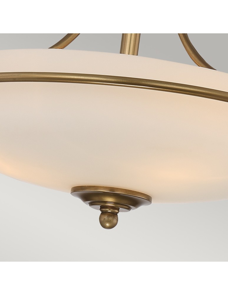 Retro ceiling lamps - Elstead GRIFFIN Pendant E27 3x100W Brass QZ-GRIFFIN-SFS-WS - product kolory-swiatla.pl 4