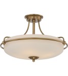 Retro ceiling lamps - Elstead GRIFFIN Pendant E27 4x100W Brass QZ-GRIFFIN-SFM-WS - product 1