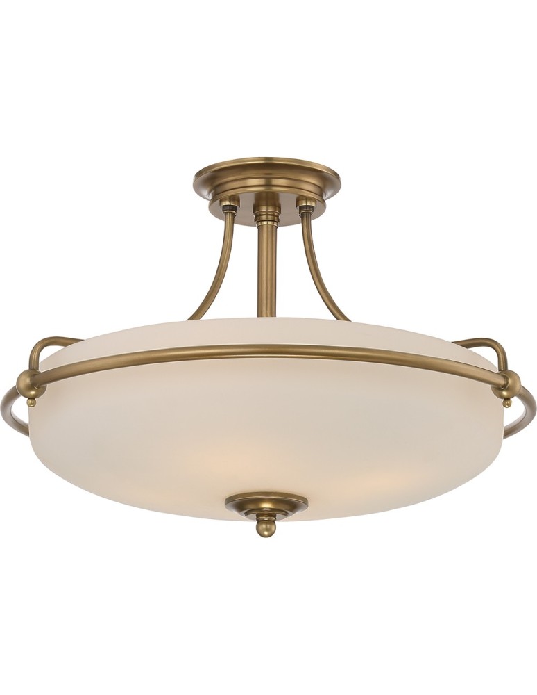 Retro ceiling lamps - Elstead GRIFFIN Pendant E27 4x100W Brass QZ-GRIFFIN-SFM-WS - product kolory-swiatla.pl 1