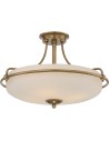 Elstead GRIFFIN Pendant E27 4x100W Brass QZ-GRIFFIN-SFM-WS