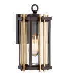 Outdoor wall lamps - Elstead GOLDENROD Wall lamp E27 1x100W IP44 Brown QZ-GOLDENROD2-S - product 1