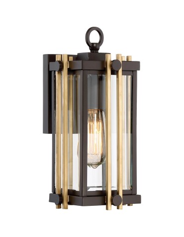 Elstead GOLDENROD Wall lamp E27 1x100W IP44 Brown QZ-GOLDENROD2-S