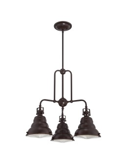 Elstead EASTVALE 3x60W Brown E27 Chandelier QZ-EASTVALE3 - product 2