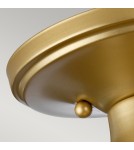 Hermetic plafonds - Elstead DUBLIN Plafond E27 1x60W IP44 Brass QZ-DUBLIN-SF-PNBR - product 3