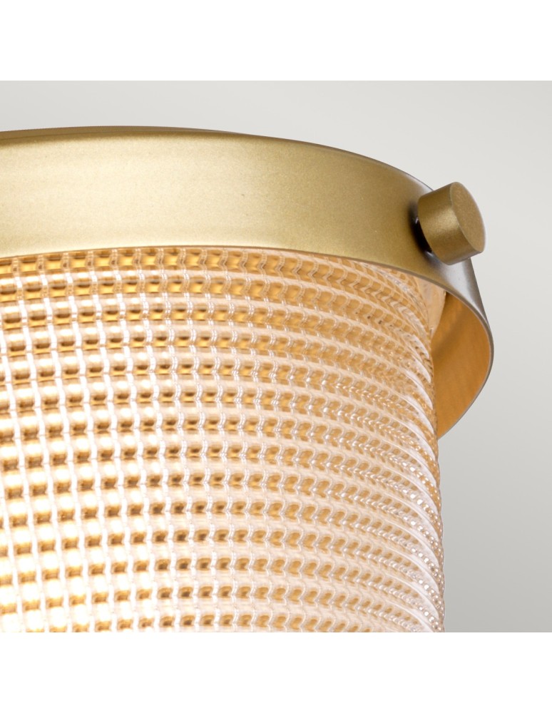 Hermetic plafonds - Elstead DUBLIN Plafond E27 1x60W IP44 Brass QZ-DUBLIN-SF-PNBR - product kolory-swiatla.pl 4