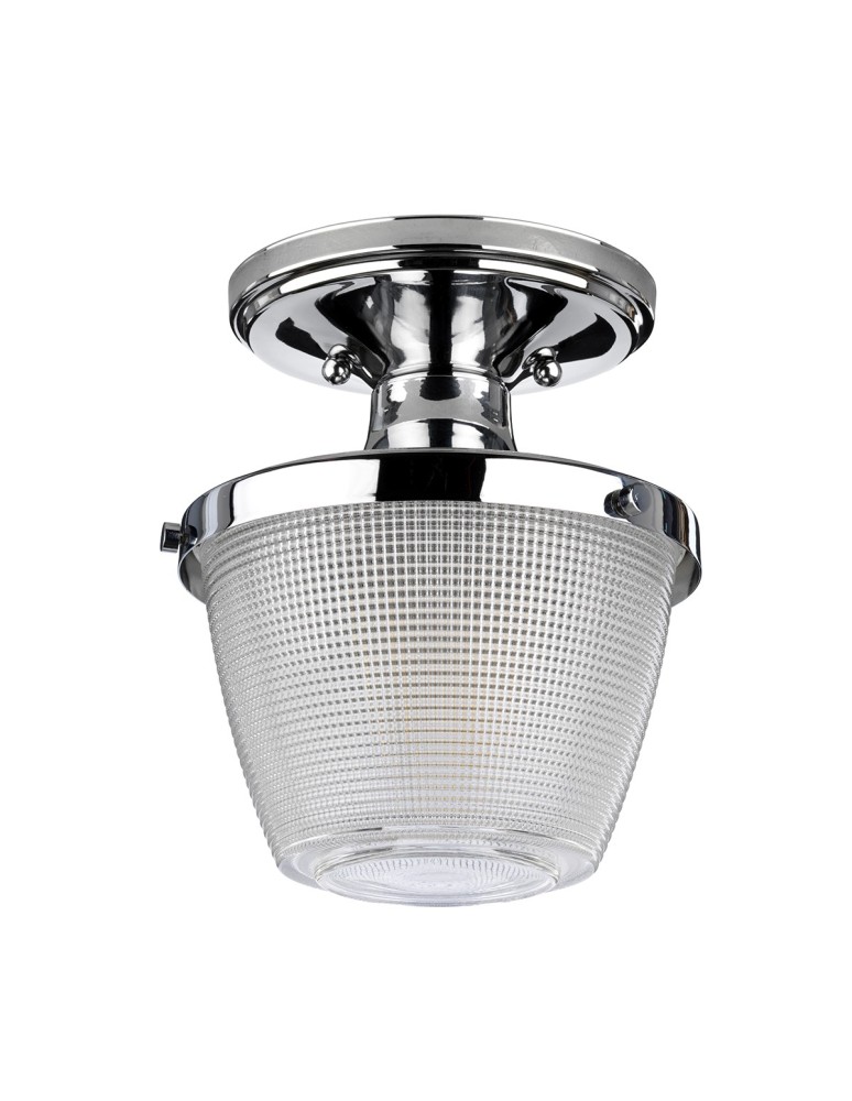 Hermetic plafonds - Elstead DUBLIN Plafond E27 1x60W IP44 Chrome QZ-DUBLIN-SF-PC - product kolory-swiatla.pl 2