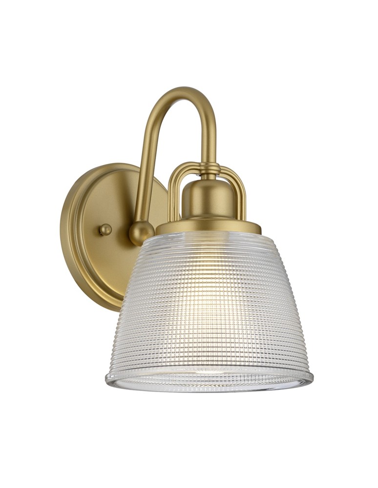 Bathroom wall lamps - Elstead DUBLIN Wall lamp G9 1x3W IP44 Brass QZ-DUBLIN1-PNBR - product kolory-swiatla.pl 1