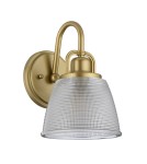 Bathroom wall lamps - Elstead DUBLIN Wall lamp G9 1x3W IP44 Brass QZ-DUBLIN1-PNBR - product 2