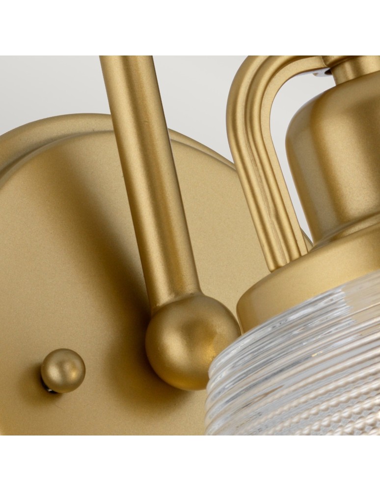 Bathroom wall lamps - Elstead DUBLIN Wall lamp G9 1x3W IP44 Brass QZ-DUBLIN1-PNBR - product kolory-swiatla.pl 3
