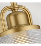 Bathroom wall lamps - Elstead DUBLIN Wall lamp G9 1x3W IP44 Brass QZ-DUBLIN1-PNBR - product 5