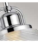Bathroom wall lamps - Elstead DUBLIN Wall lamp G9 1x3W IP44 Chrome QZ-DUBLIN1-PC - product 4