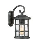 Outdoor wall lamps - Elstead CRUSADE Wall lamp E27 1x60W IP44 Black QZ-CRUSADE-M-BLK - product 1