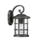 Kinkiety zewnętrzne - Elstead CRUSADE Kinkiet E27 1x60W IP44 Czarny QZ-CRUSADE-M-BLK - produkt 2