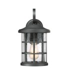 Kinkiety zewnętrzne - Elstead CRUSADE Kinkiet E27 1x60W IP44 Czarny QZ-CRUSADE-M-BLK - produkt 3